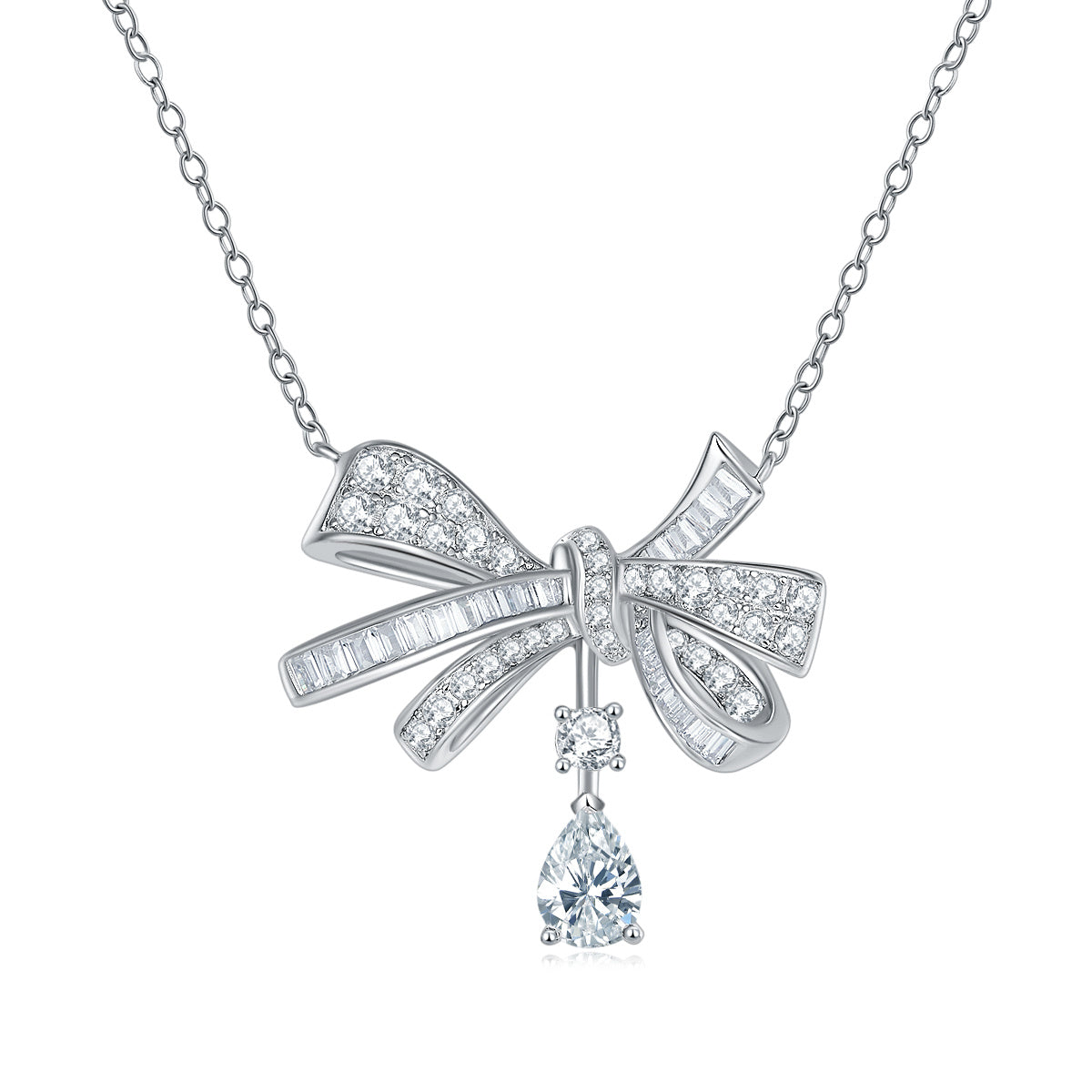 Butterfly Moissanite Pendant