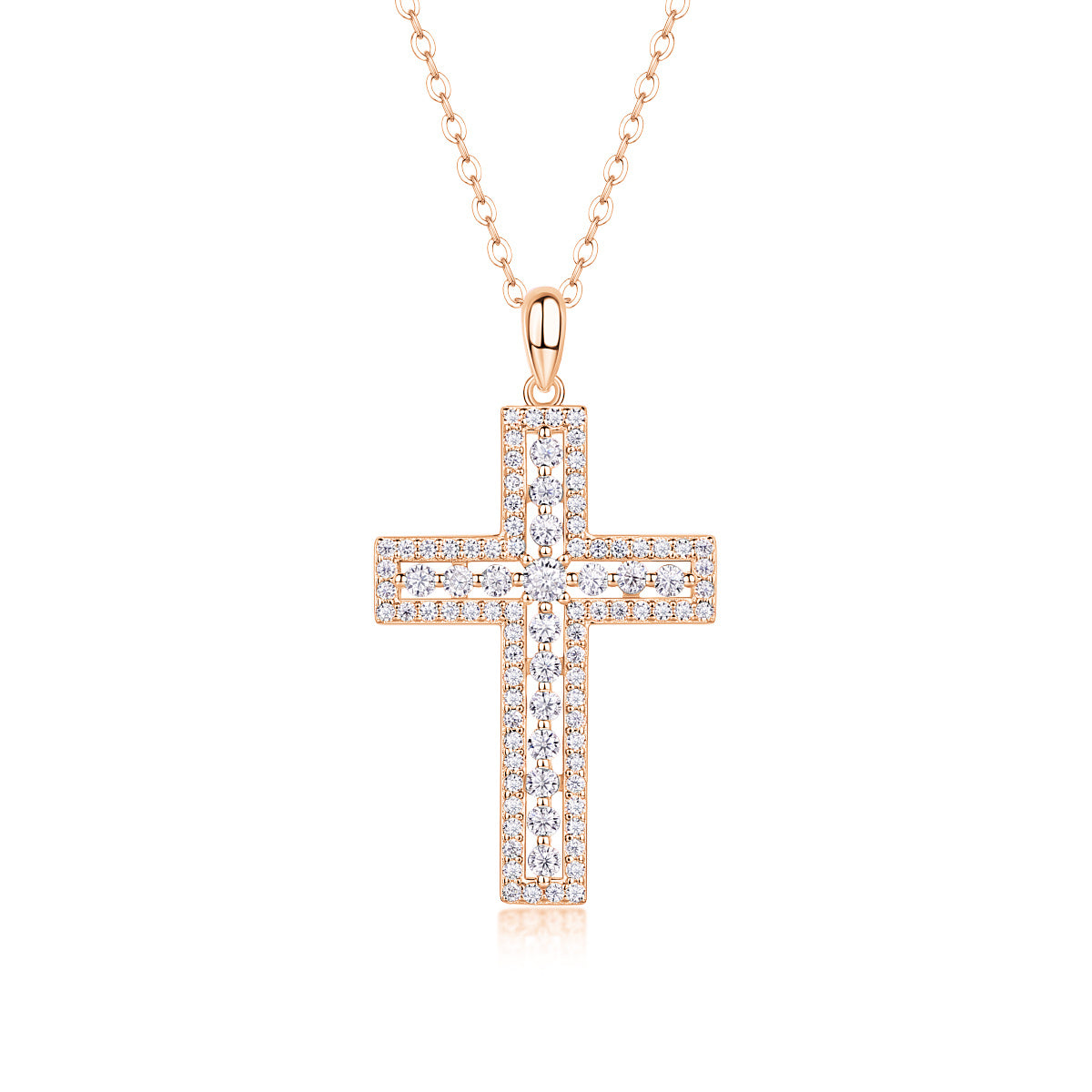 Moissanite Pendant Set