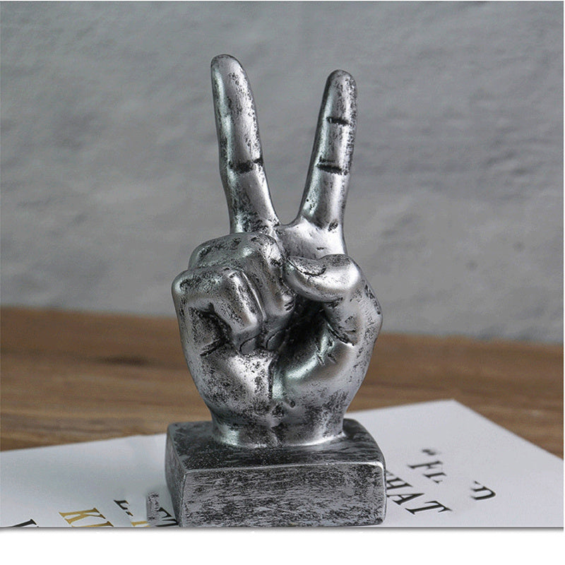 Resin Hand Gesture Ornament