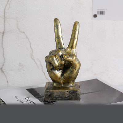 Resin Hand Gesture Ornament