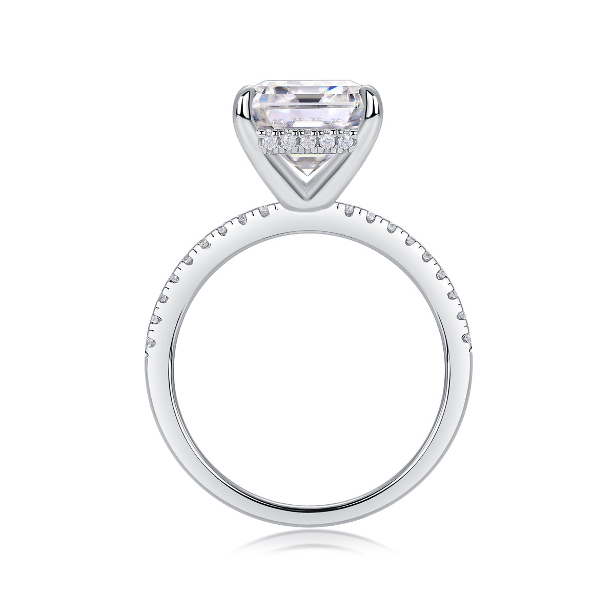 Moissanite Solitaire Ring