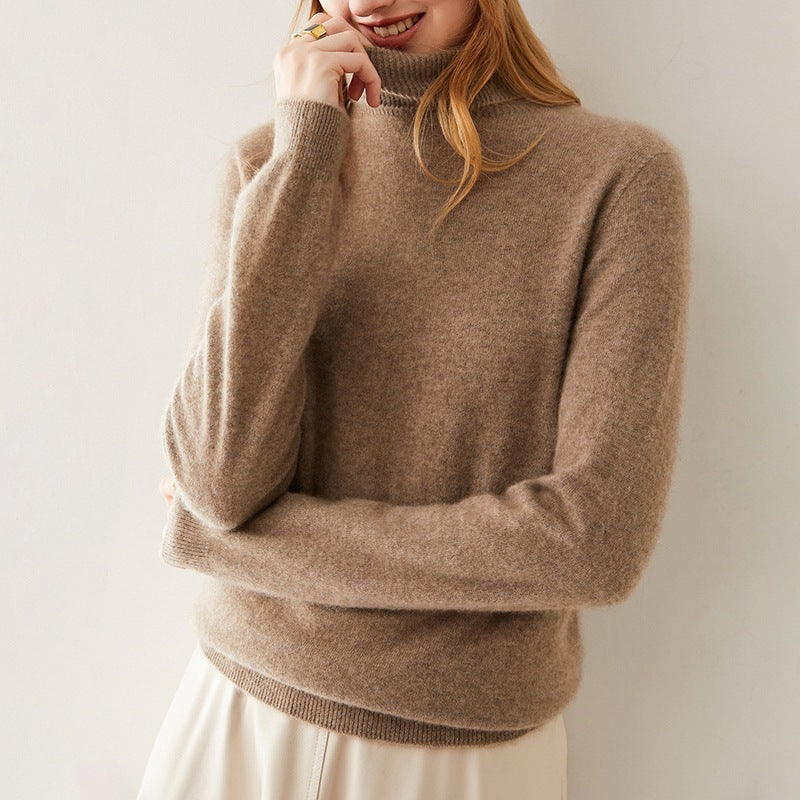 Winter Cashmere Lapel Sweater