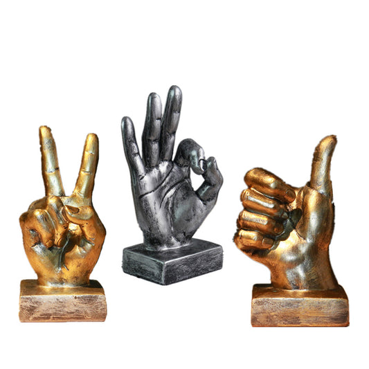 Resin Hand Gesture Ornament