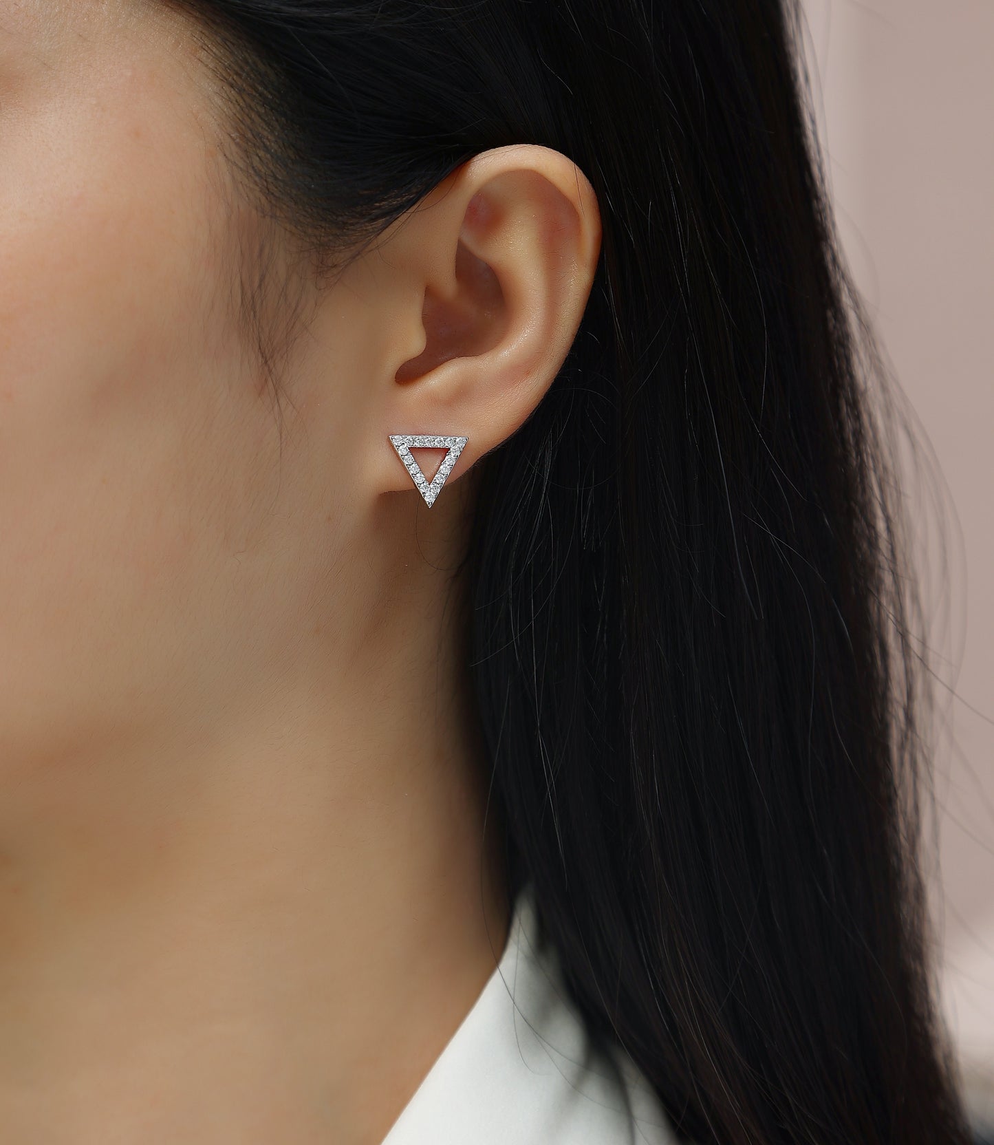 Unique - Set With Moissanite Sterling Silver