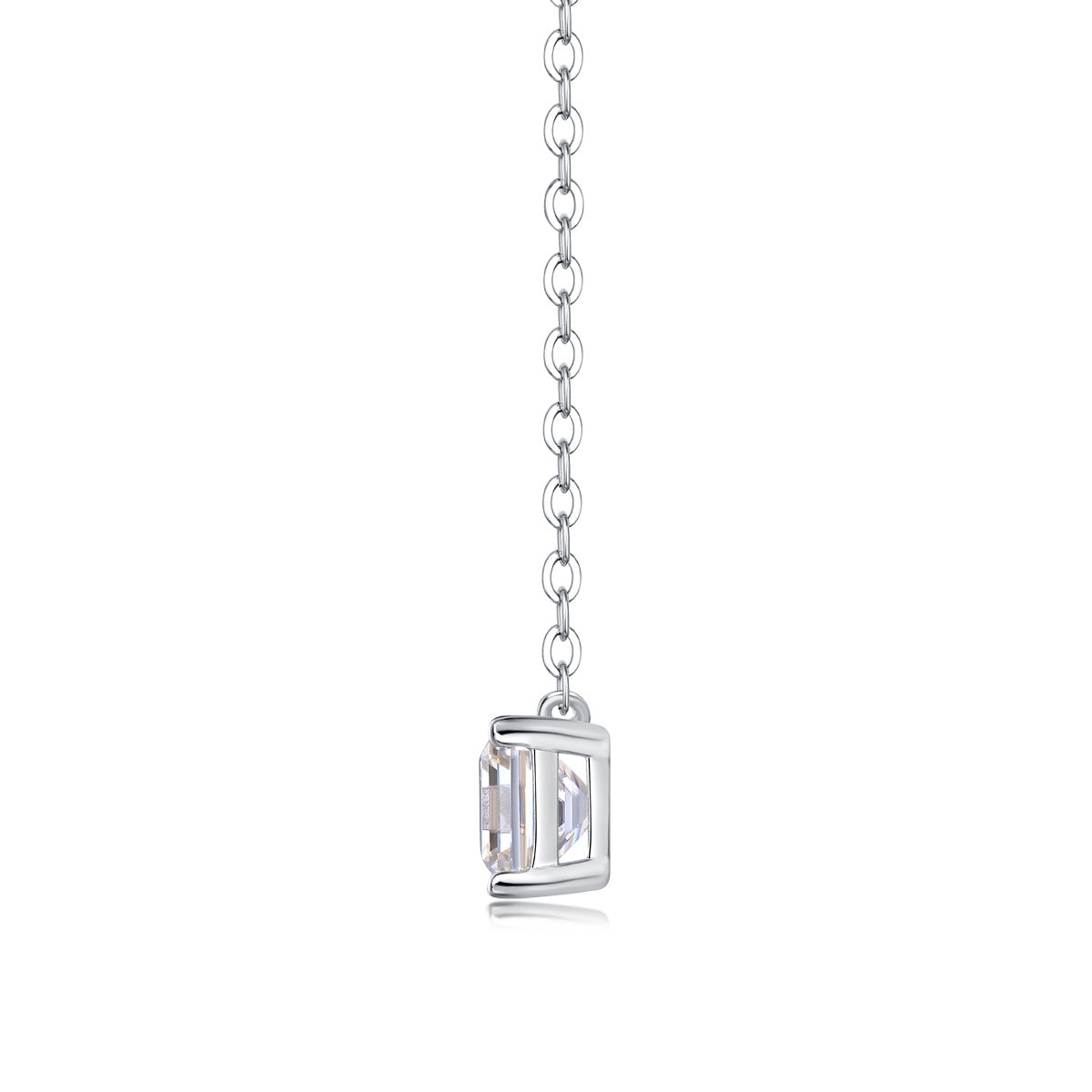 Moissanite Pendant Set