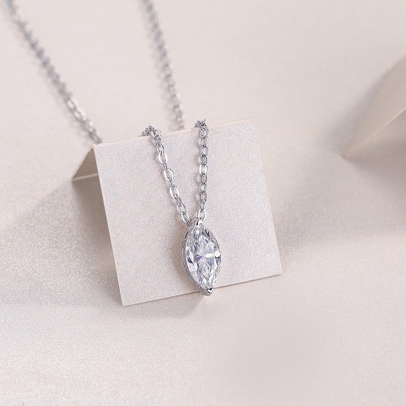 Moissanite Pendant Set