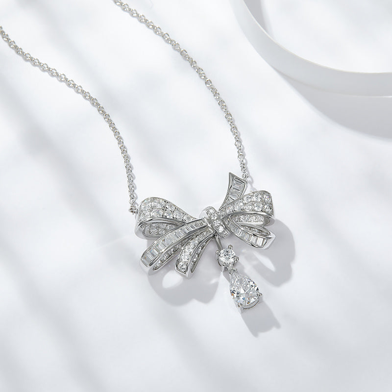 Butterfly Moissanite Pendant