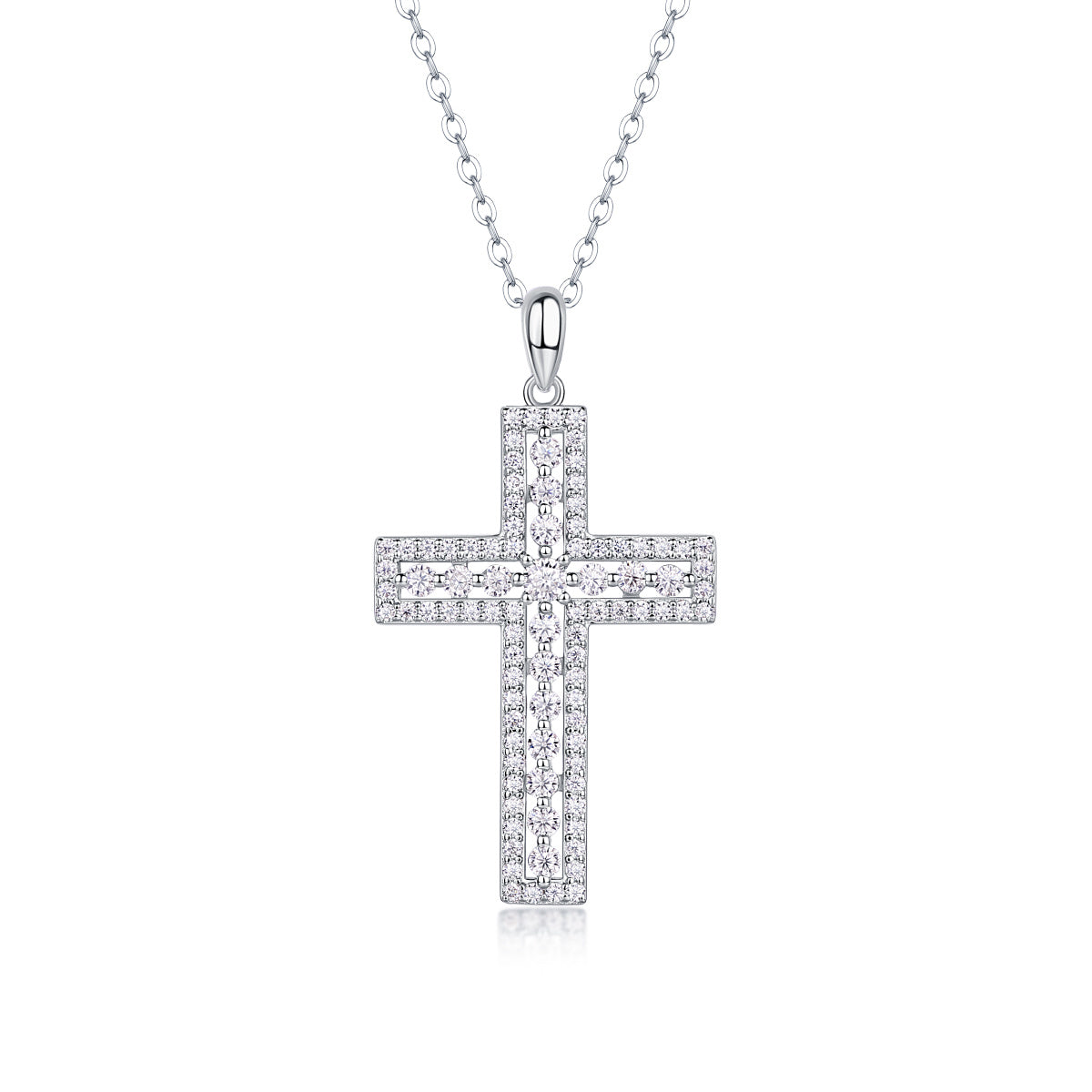 Moissanite Pendant Set