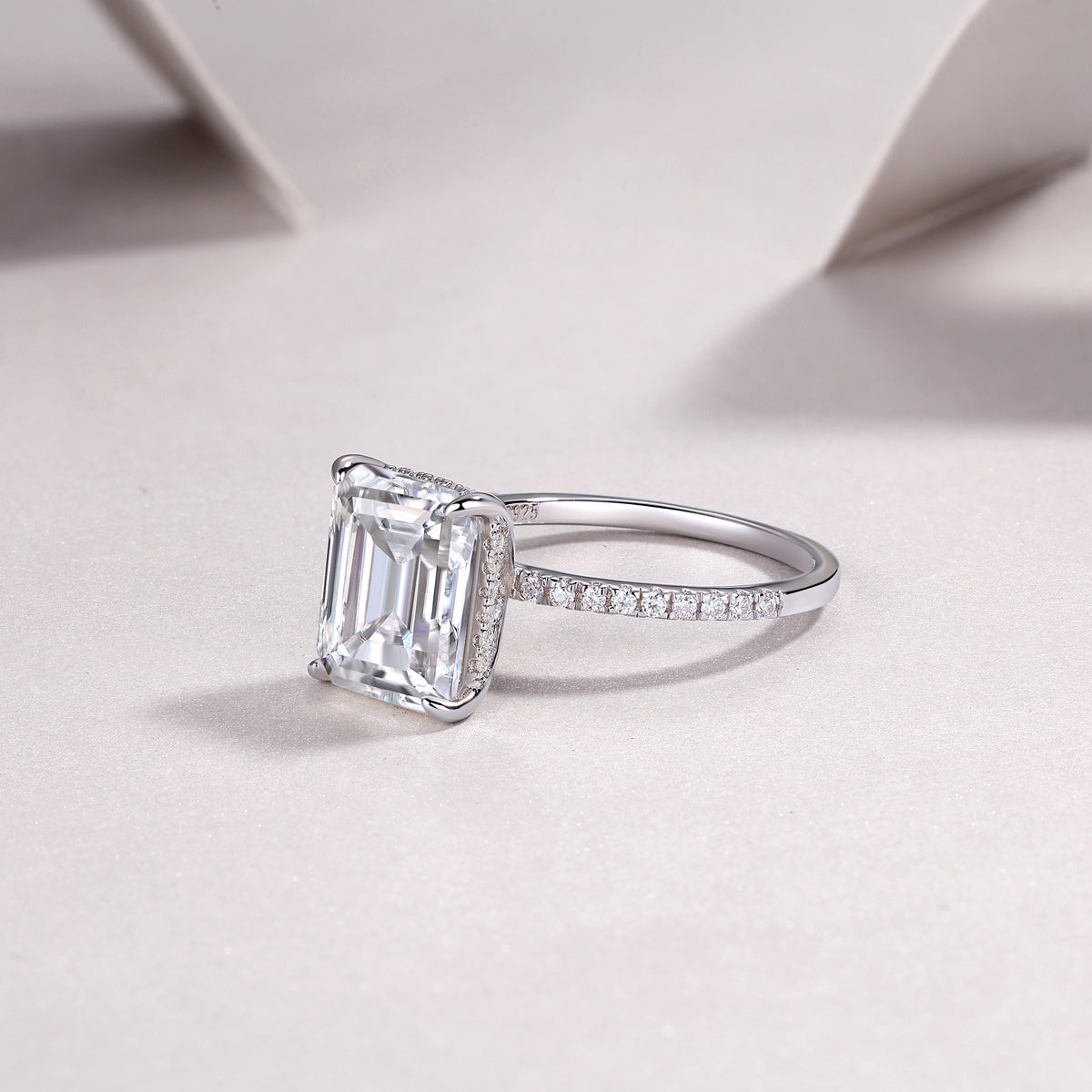 Moissanite Solitaire Ring