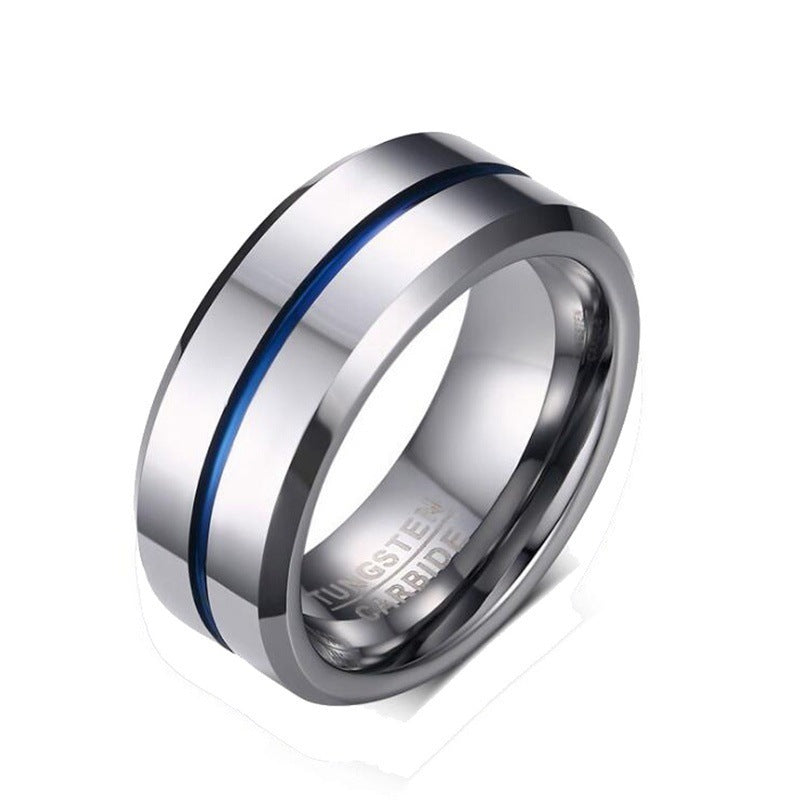 Personalized blue ring