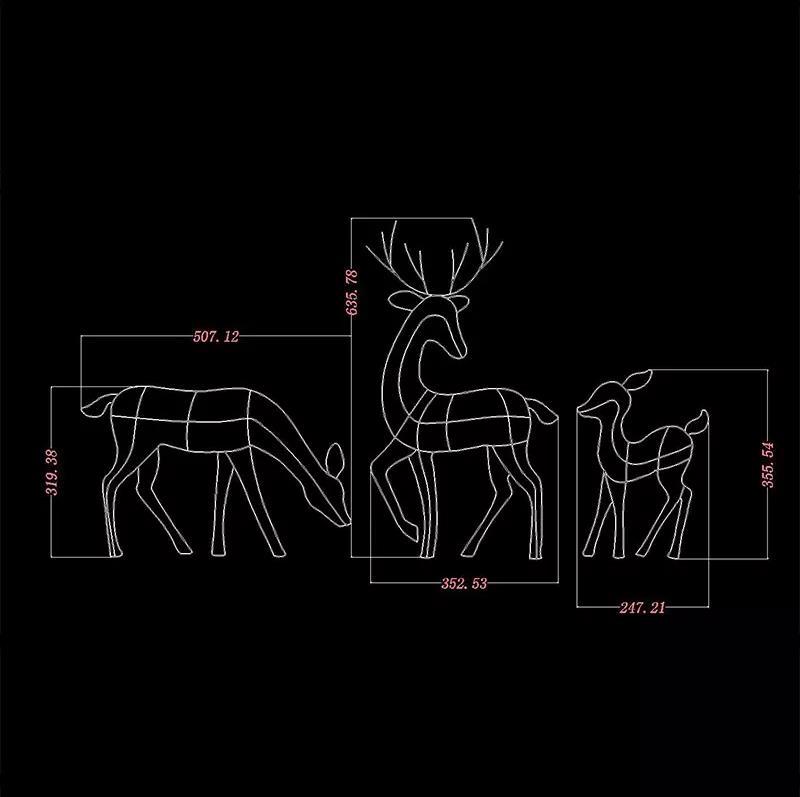 Outdoor Metal Luminous Ornaments