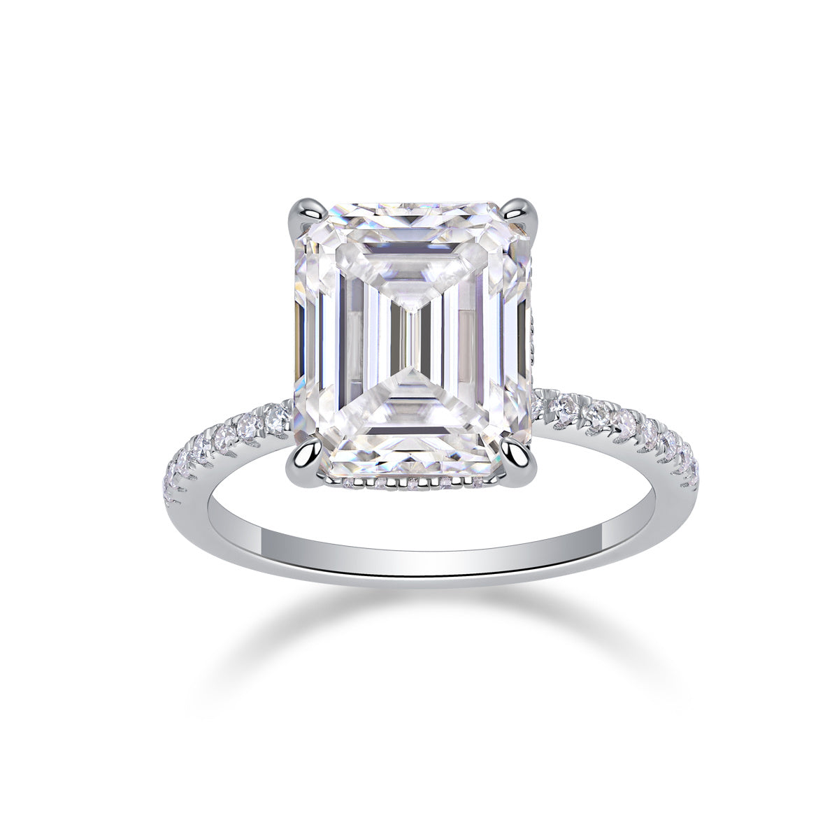 Moissanite Solitaire Ring