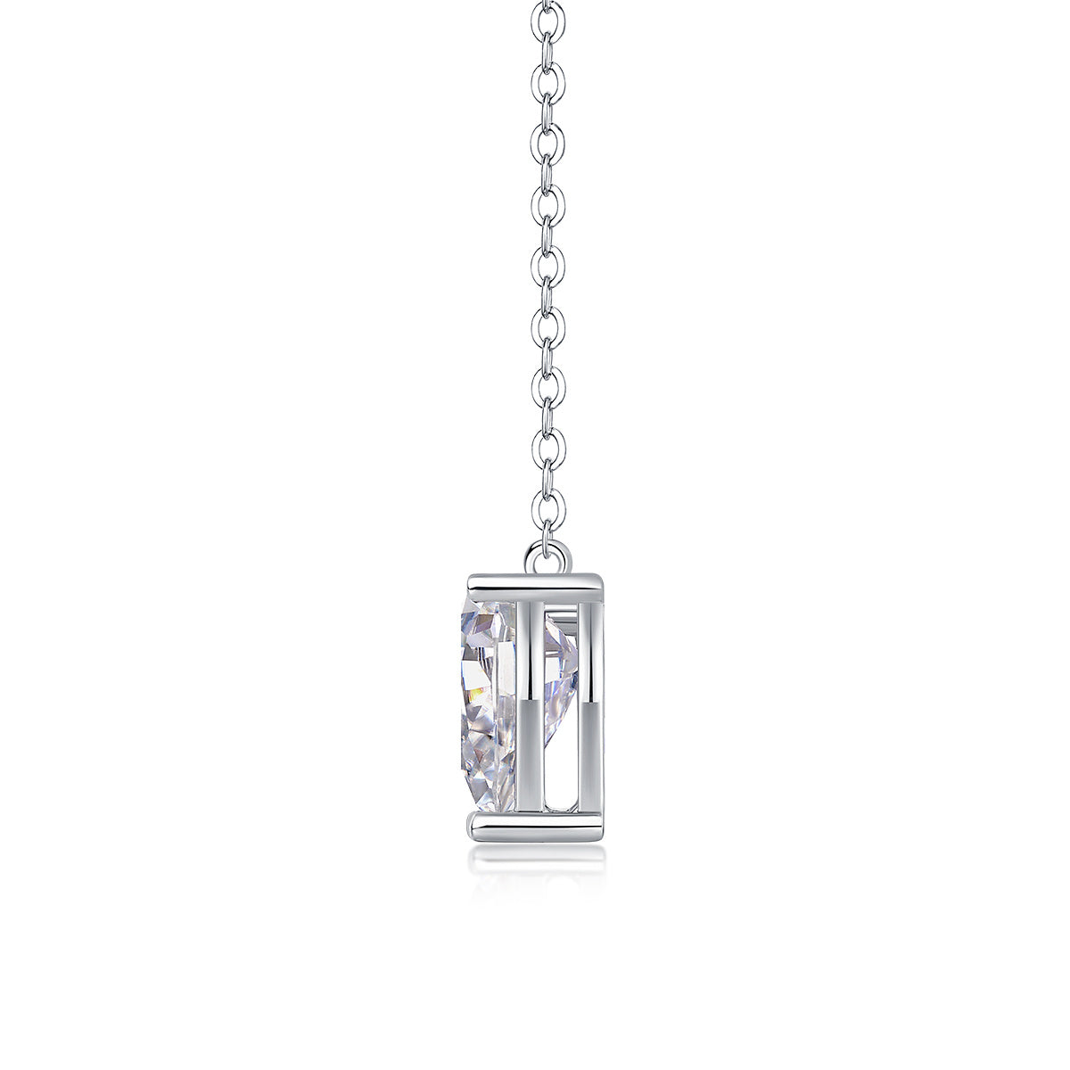 Moissanite Pendant Set