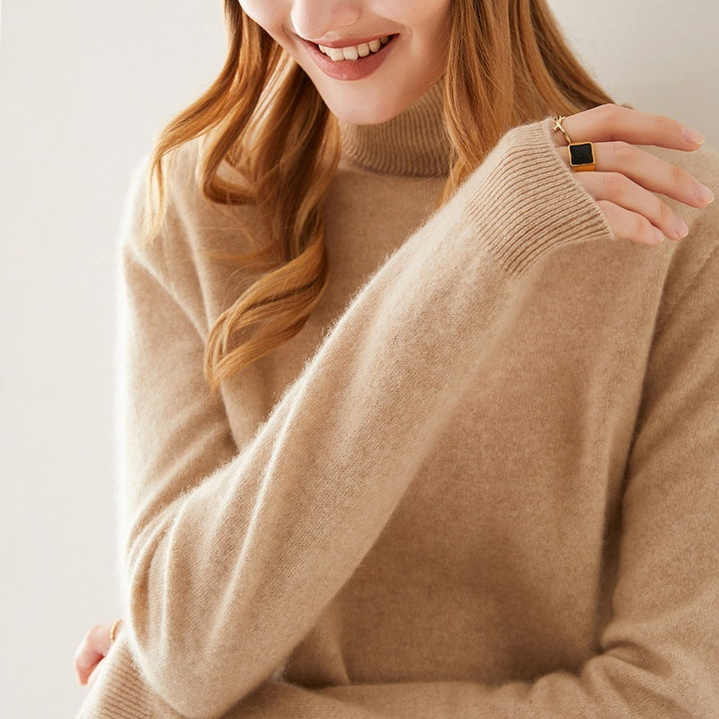 Winter Cashmere Lapel Sweater