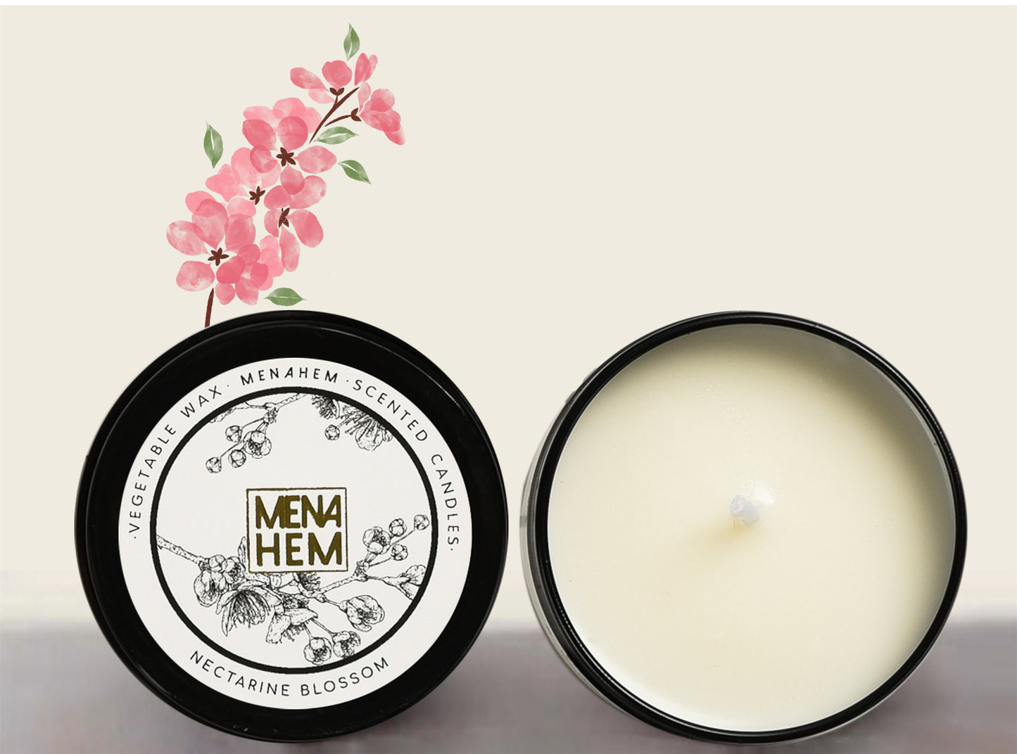 Black Tin Aromatic Candle