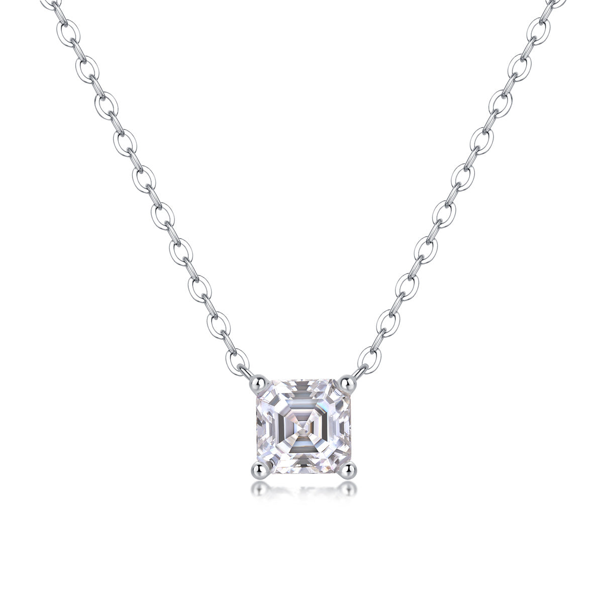 Moissanite Pendant Set