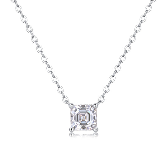 Moissanite Pendant Set