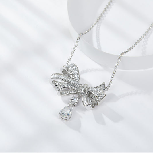 Butterfly Moissanite Pendant