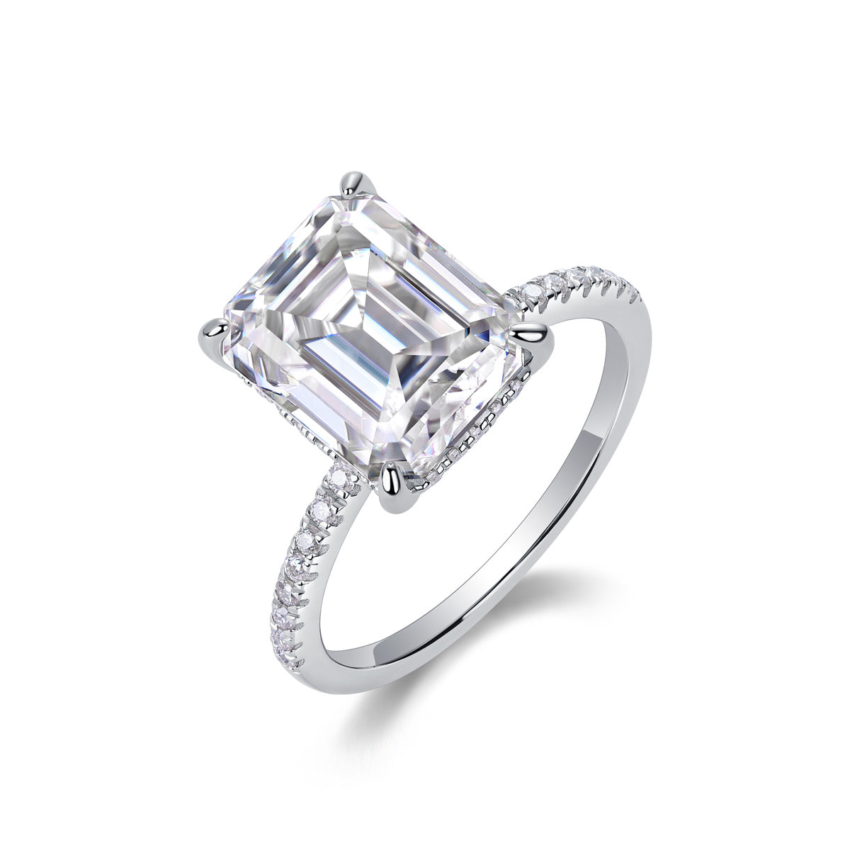 Moissanite Solitaire Ring