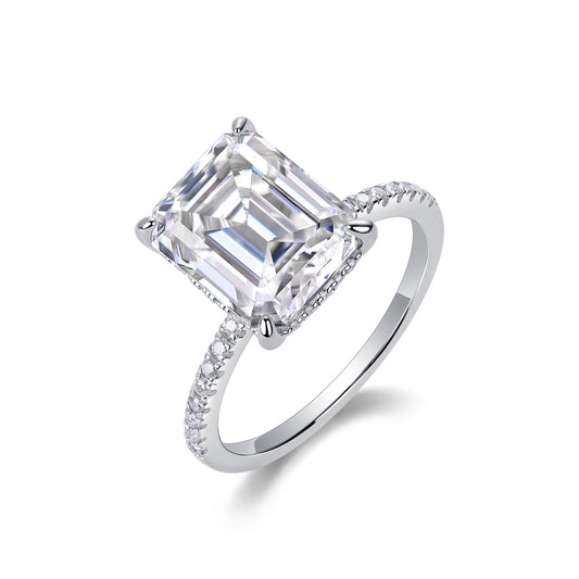 Moissanite Solitaire Ring