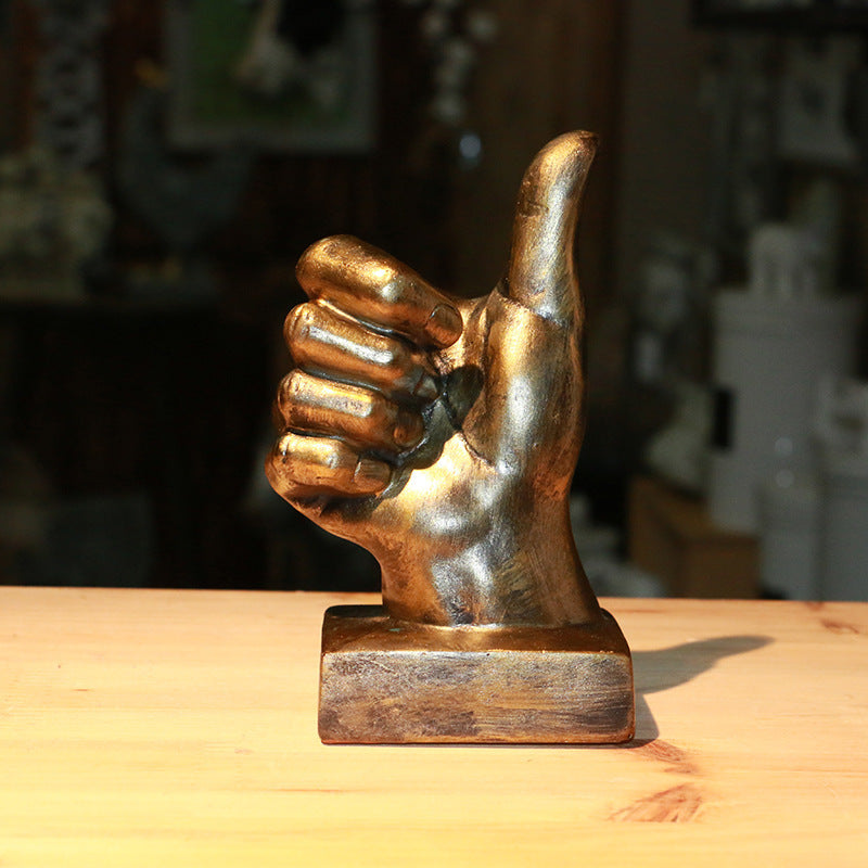 Resin Hand Gesture Ornament