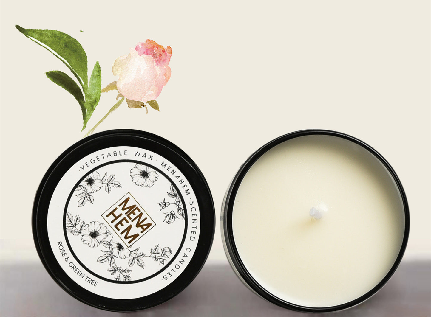 Black Tin Aromatic Candle