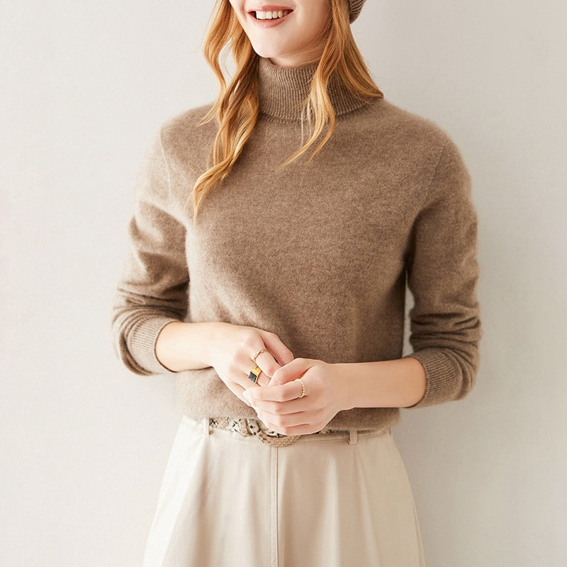 Winter Cashmere Lapel Sweater