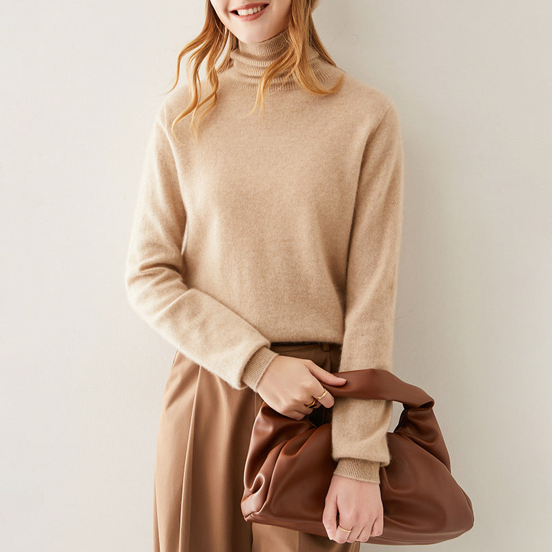 Winter Cashmere Lapel Sweater