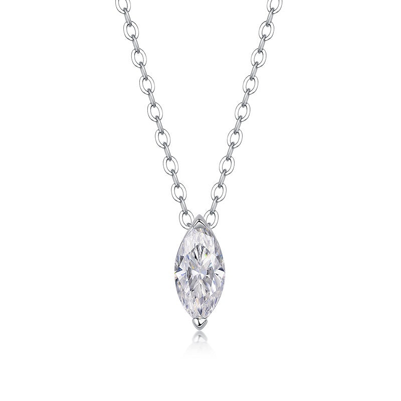 Moissanite Pendant Set