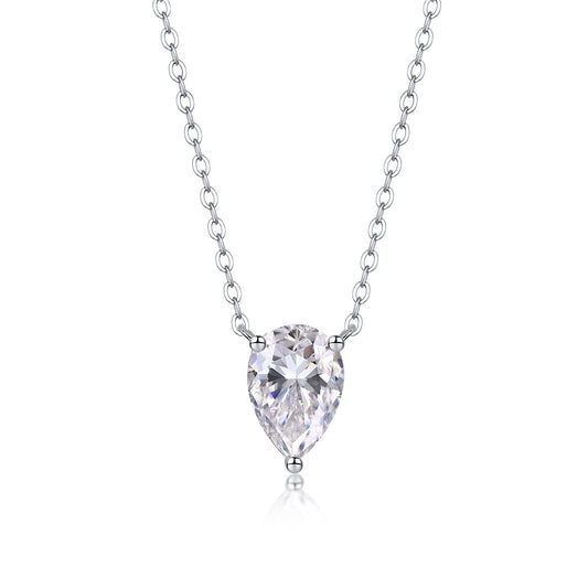 Moissanite Pendant Set